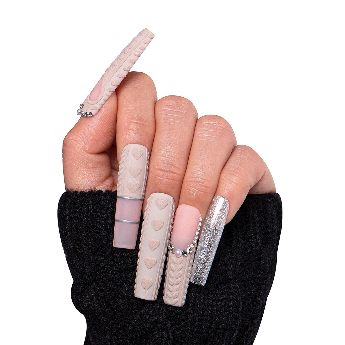 Elegant Knits Handmade Nails H382