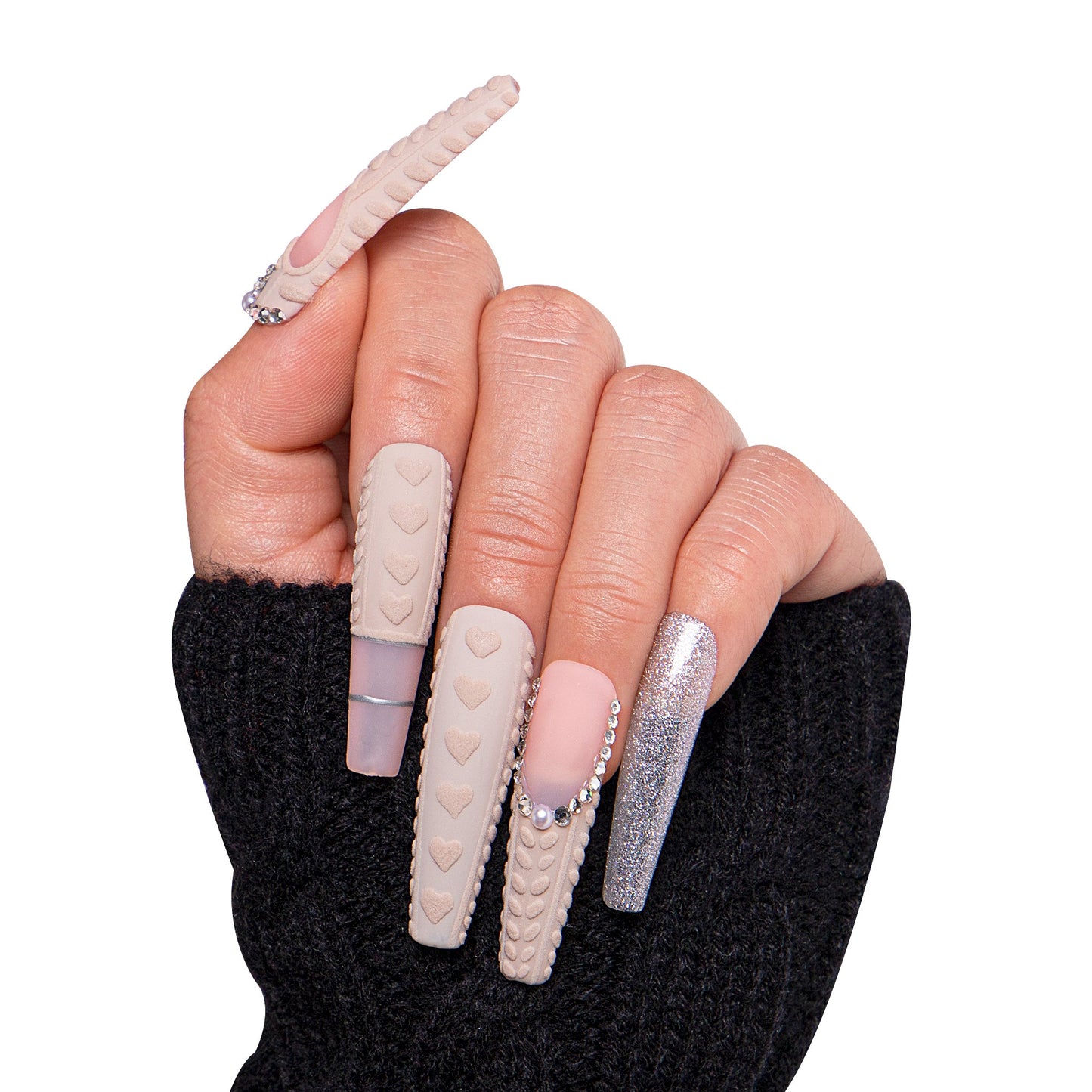 Elegant Knits Handmade Nails H382