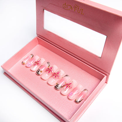 Ros¨¦ Radiance Handmade Nails H391