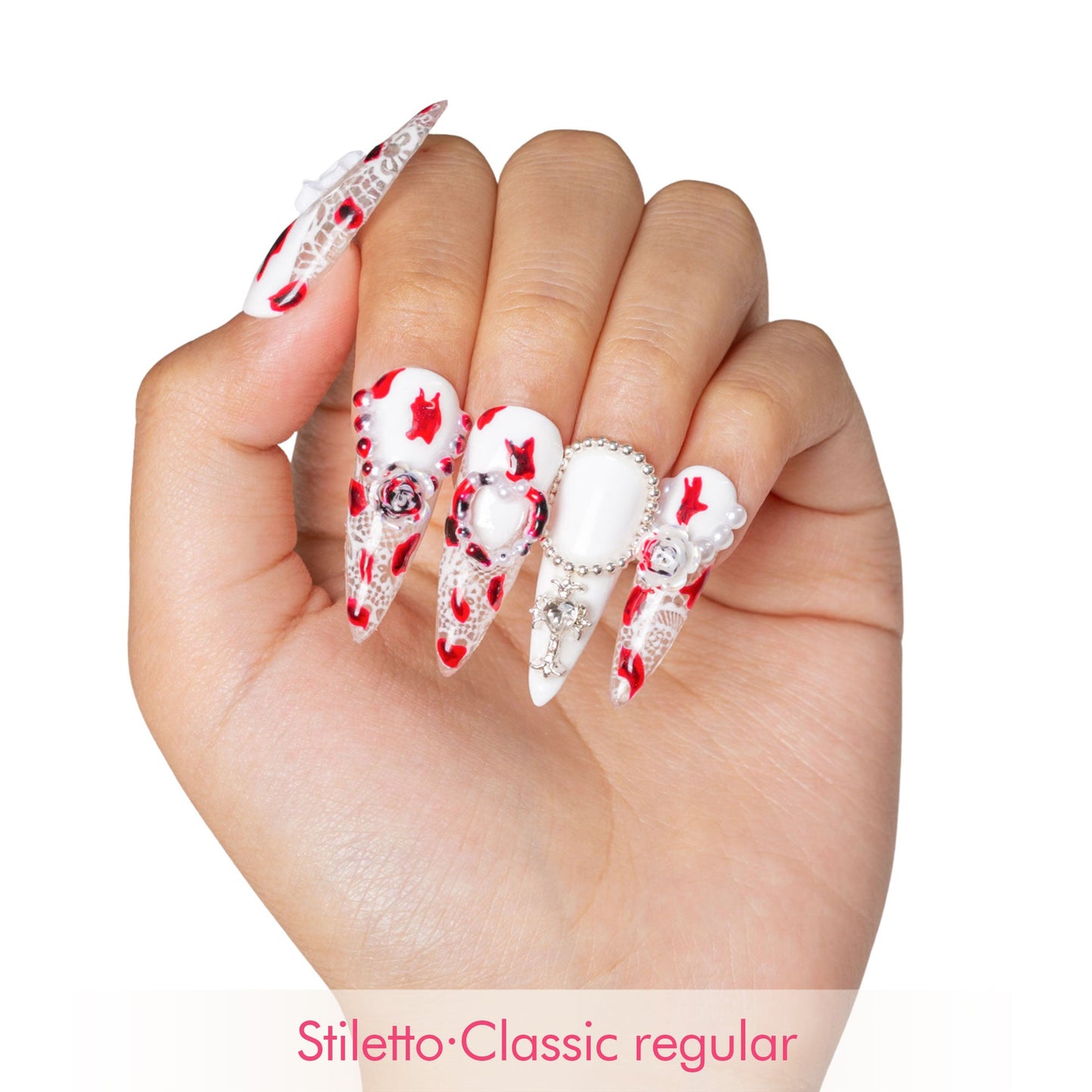 Velvet Blood Handmade Nails H398