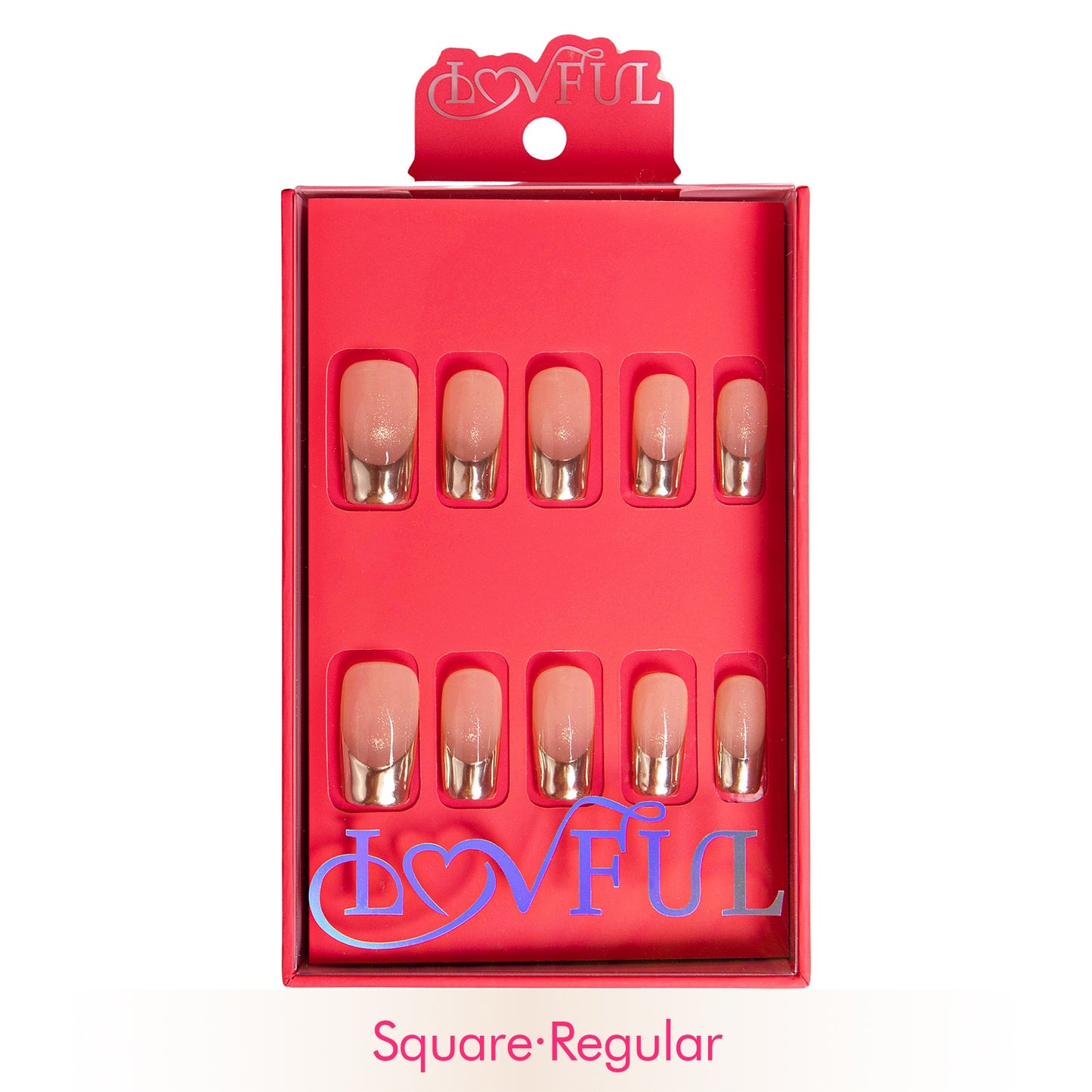Golden Dusk Handmade Nails H409