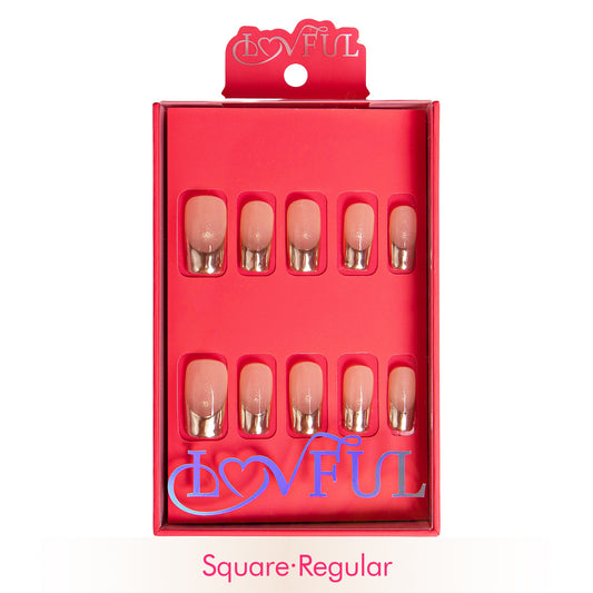 Golden Dusk Handmade Nails H409