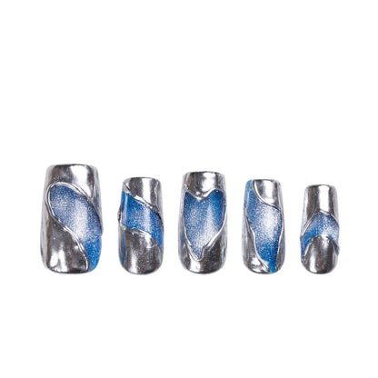 Galactic Armor Handmade Nails H412