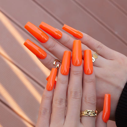 Neon Sunshine Handmade Press on Nails H425