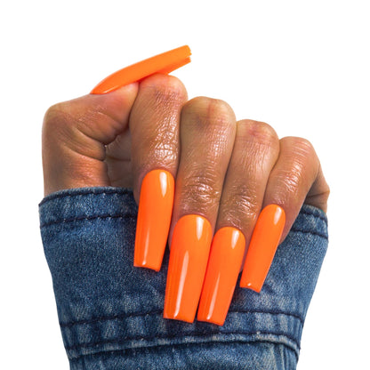 Neon Sunshine Handmade Press on Nails H425