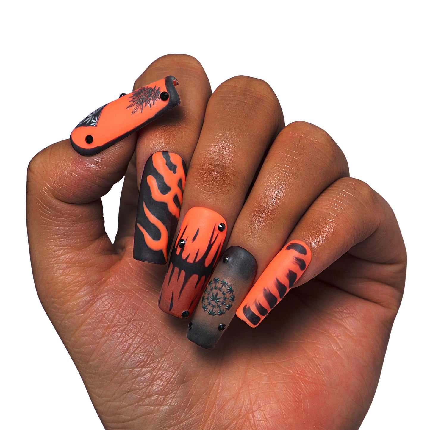Blazin Haze Handmade Nails H430