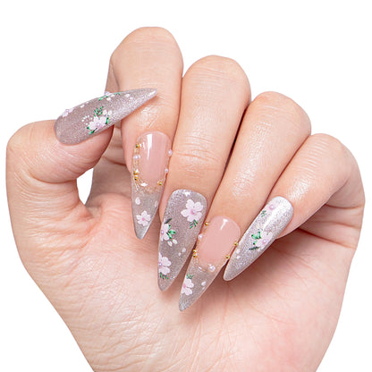 Petals Daydream Handmade Nails H437