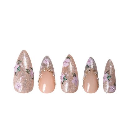 Petals Daydream Handmade Nails H437