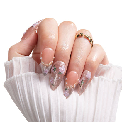 Petals Daydream Handmade Nails H437