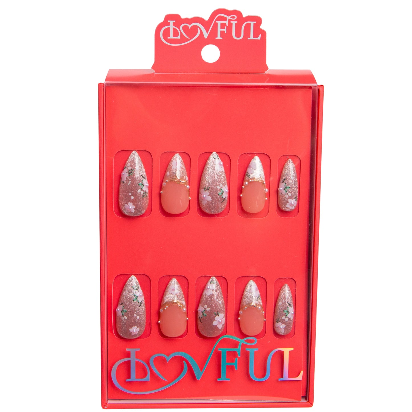Petals Daydream Handmade Nails H437