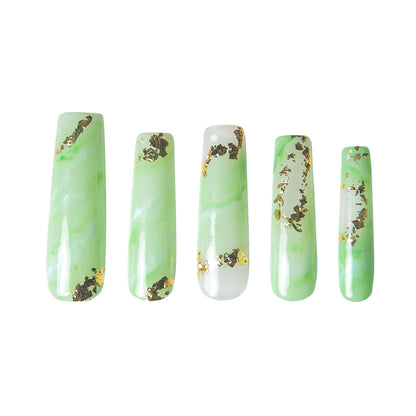 Imperial Jade Handmade Nails H445