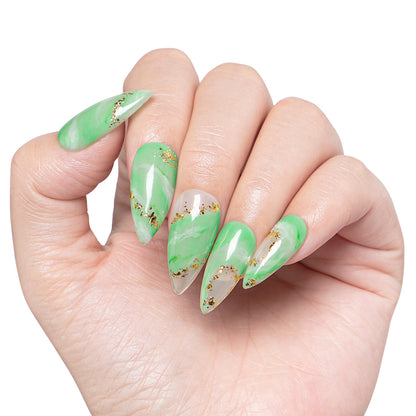 Imperial Jade Handmade Nails H445