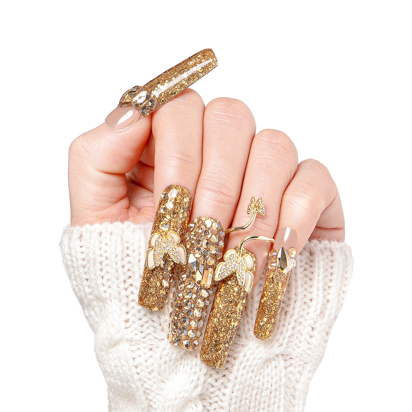 I Can Fly Handmade Nails H45