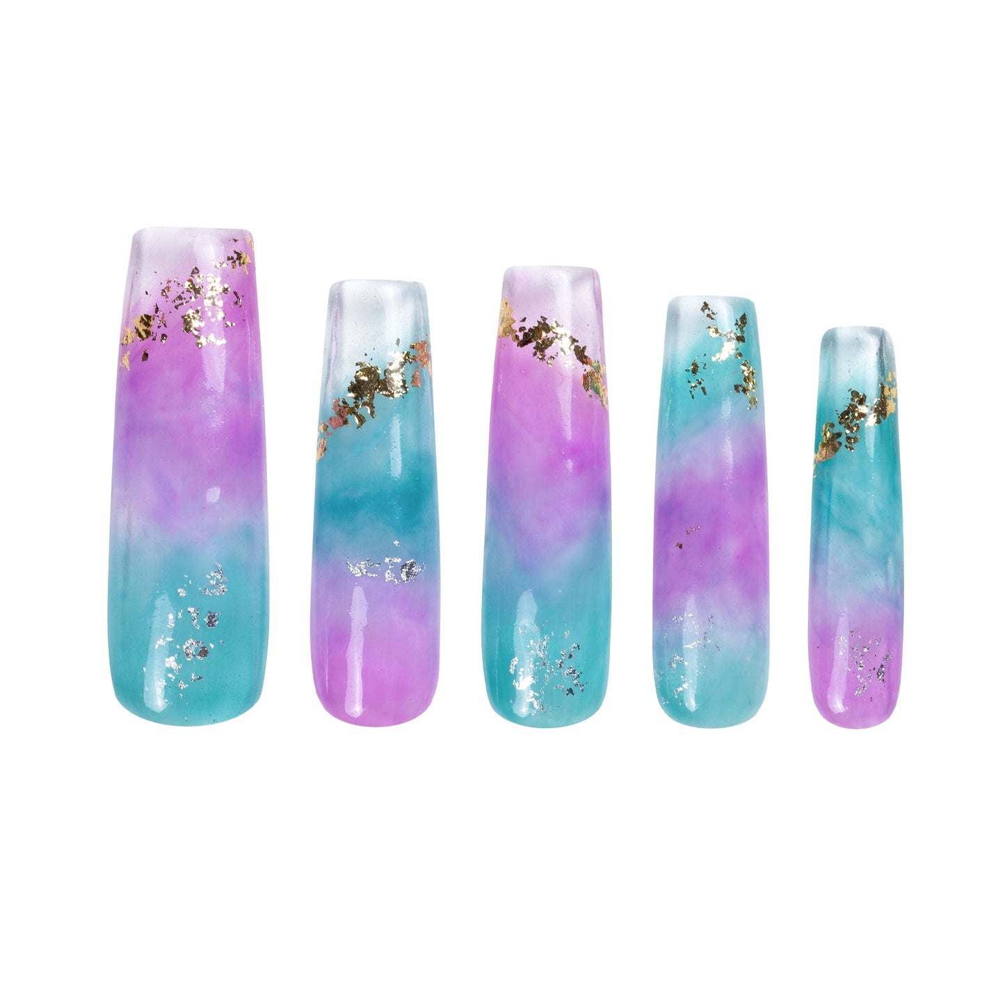 Mystic Amethyst Handmade Nails H450