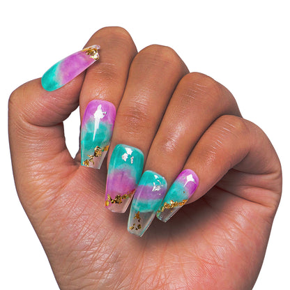 Mystic Amethyst Handmade Nails H450