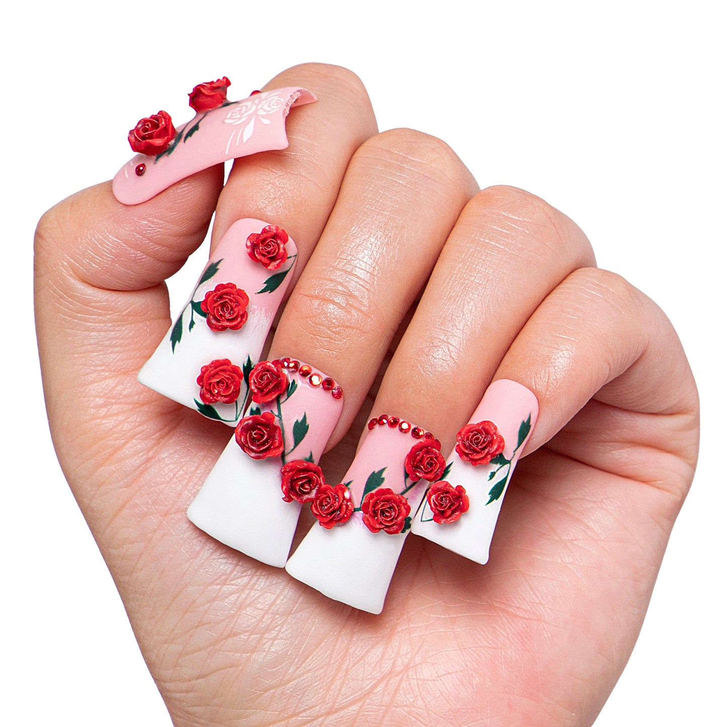 Vintage Elegance Handmade Nails H452
