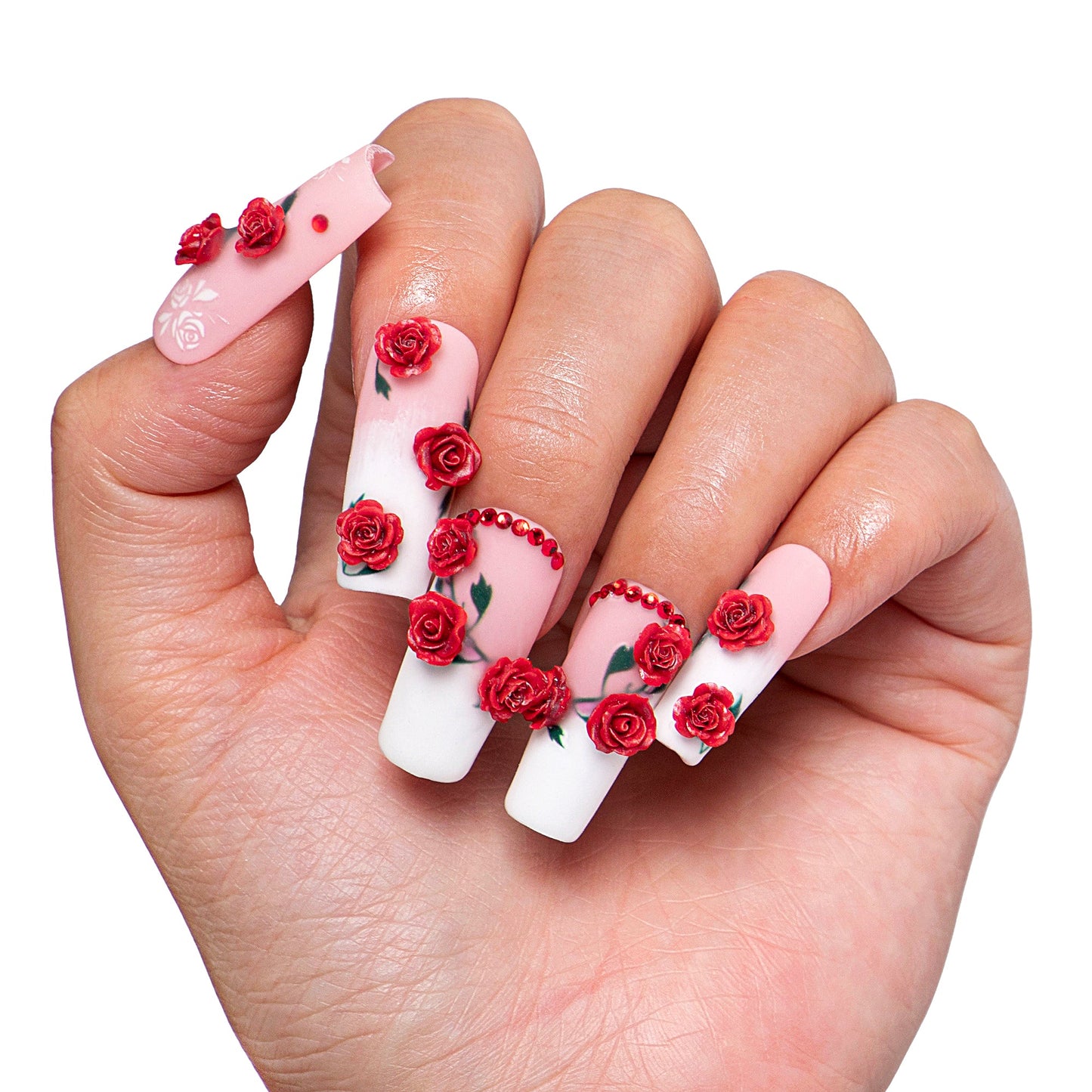 Vintage Elegance Handmade Nails H452