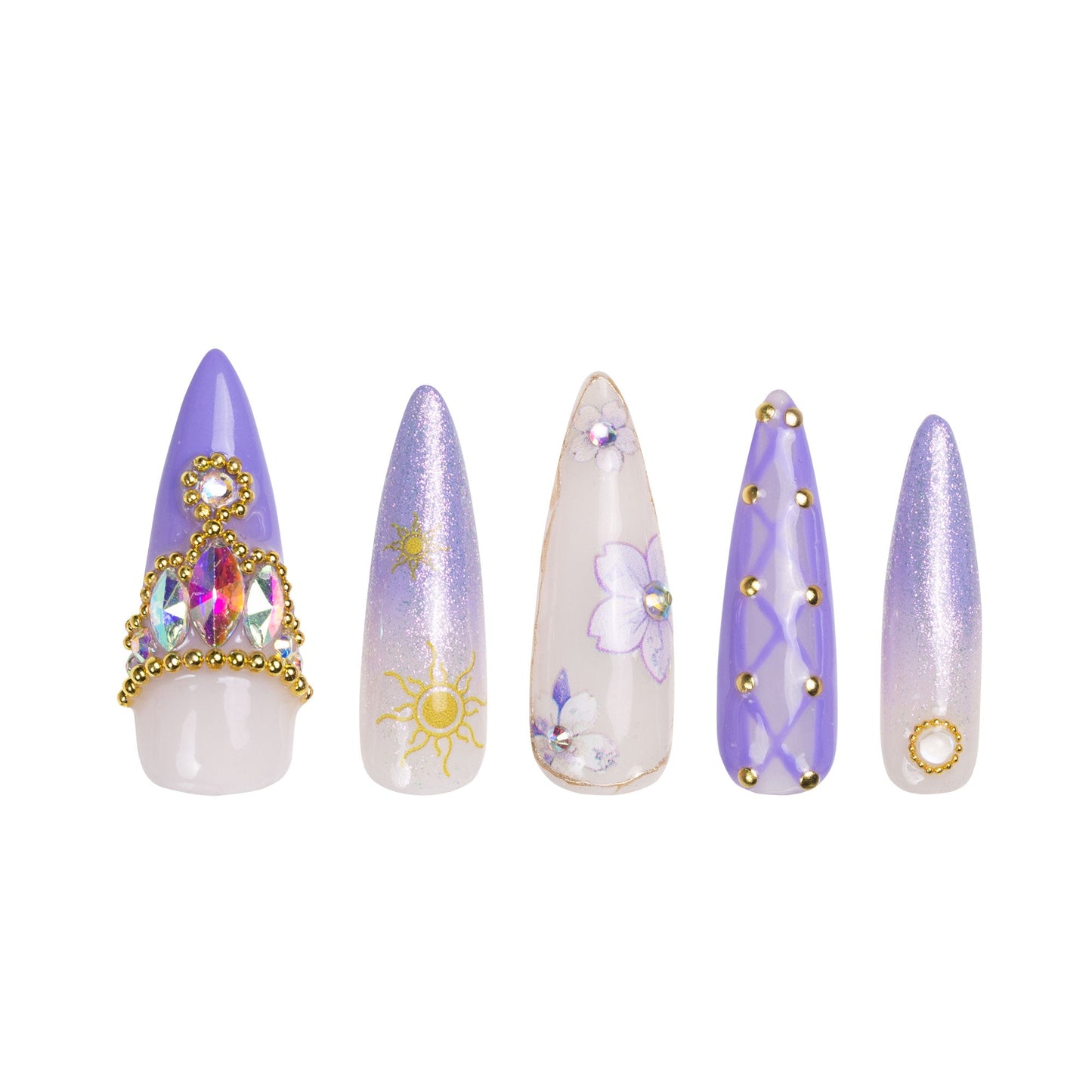 Happily Ever After Handmade Nails H454