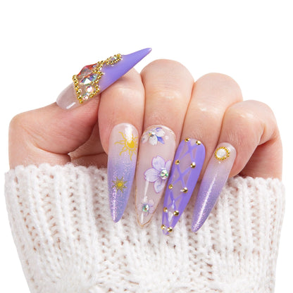 Happily Ever After Handmade Nails H454