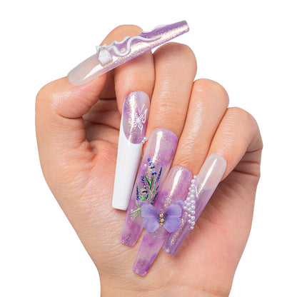 Butterfly Spell Handmade Nails H461