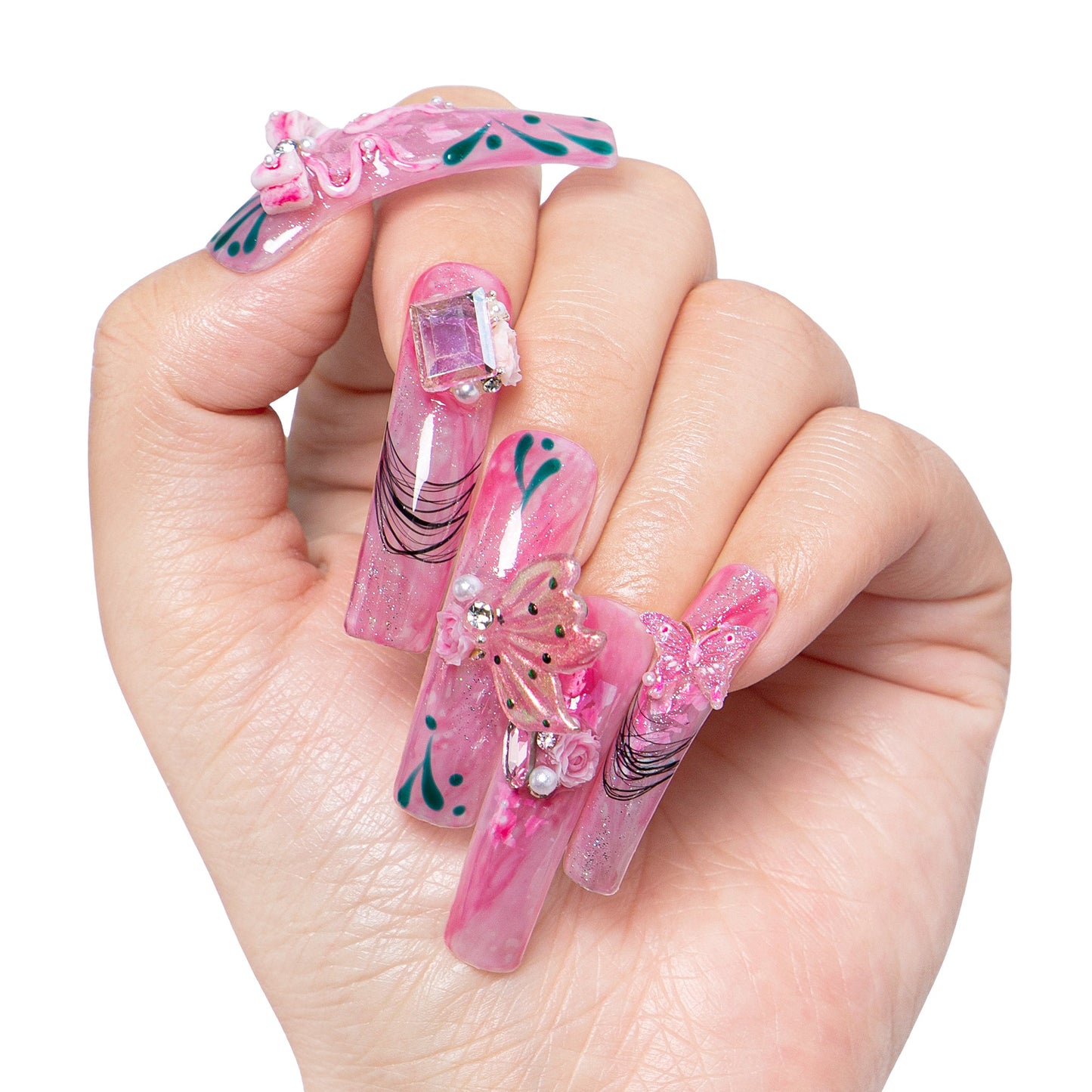 Victorian¡¯s  Dreams Handmade Nails H462