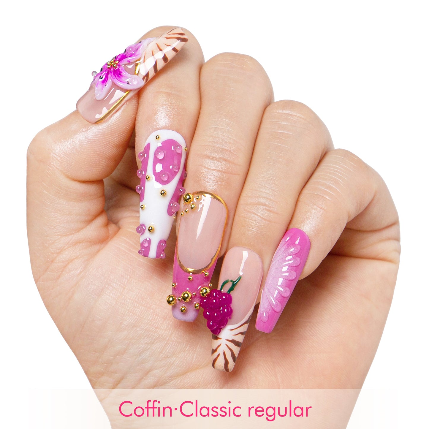 La Vida Rosé Handmade Nails H470