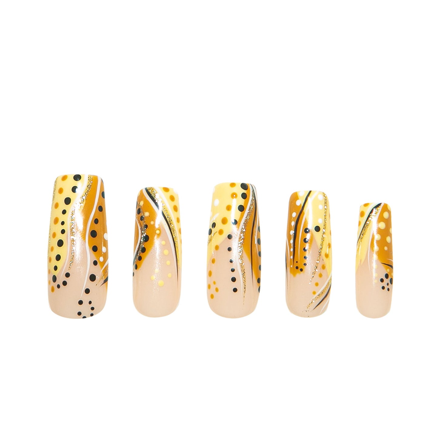 Calm Storm Handmade Nails H477