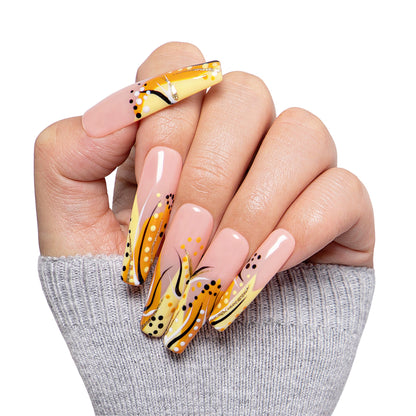 Calm Storm Handmade Nails H477