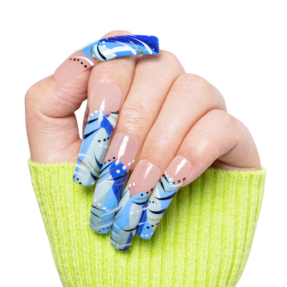 Clear Skies Handmade Nails H478