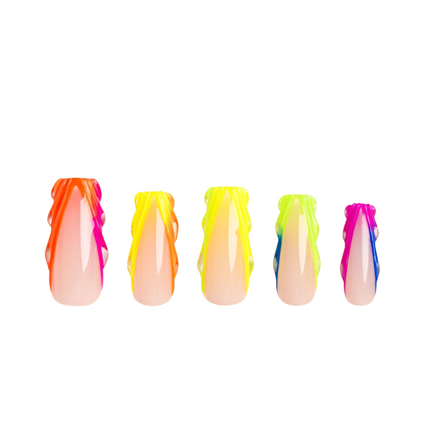 Rainbow Dream Handmade Nails H479