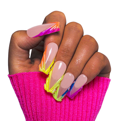 Rainbow Dream Handmade Nails H479