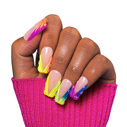 Rainbow Dream Handmade Nails H479