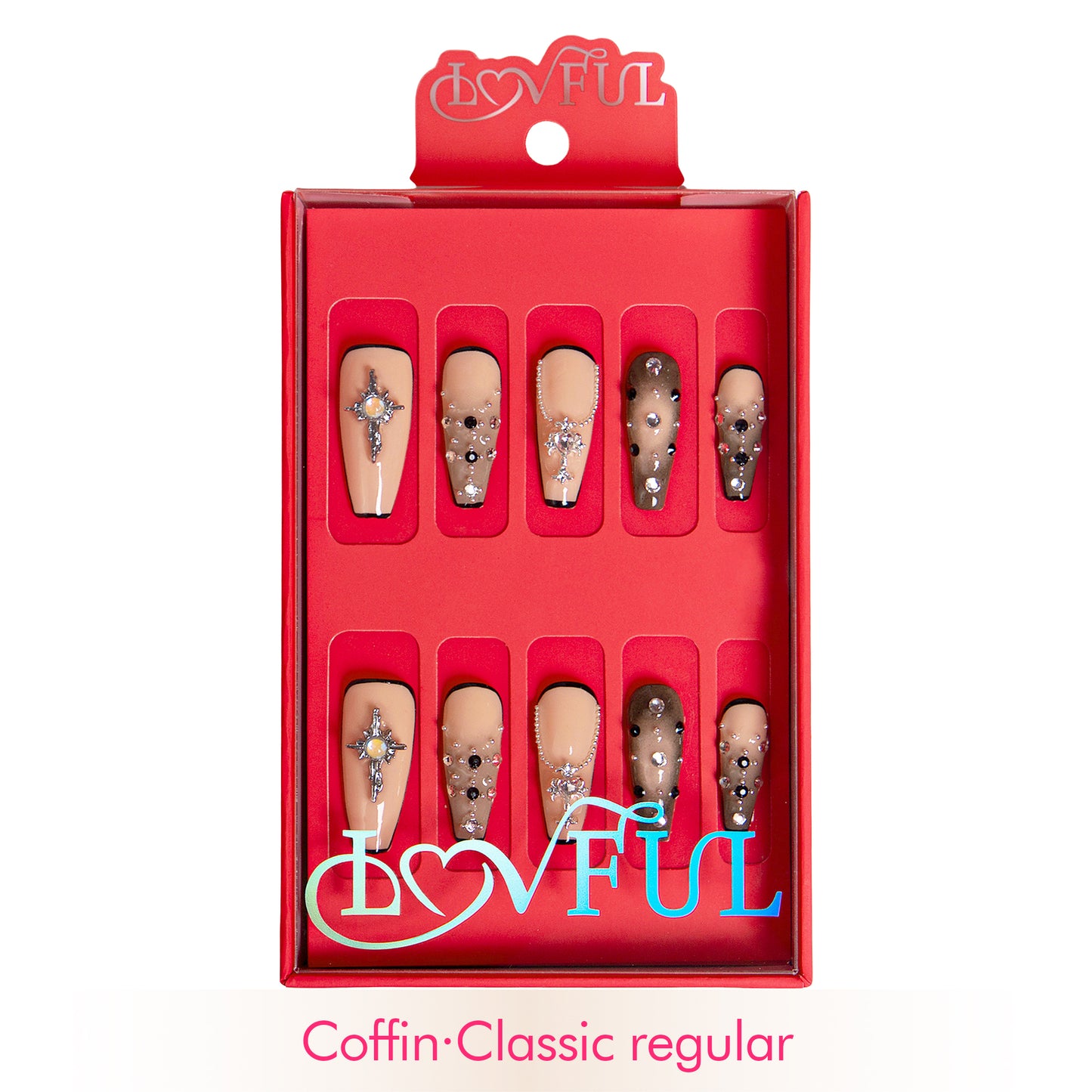 Noir Halo Handmade Nails H480