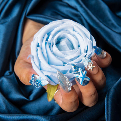 Ocean Lullaby Handmade Nails H497