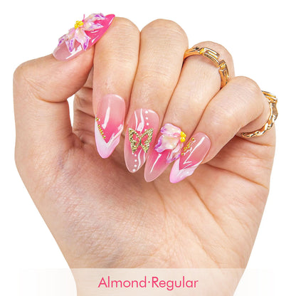 Butterfly Kiss Handmade Nails H502