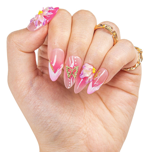 Butterfly Kiss Handmade Nails H502