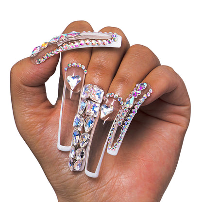 Chance French Tip Handmade Nails H53