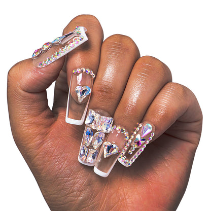 Chance French Tip Handmade Nails H53