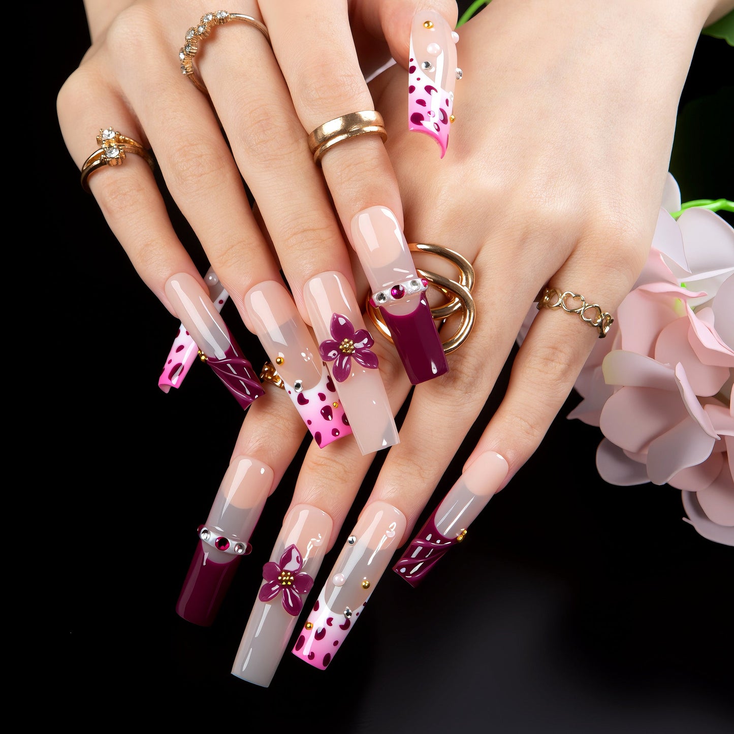 Beach Rodeo Handmade Nails H552