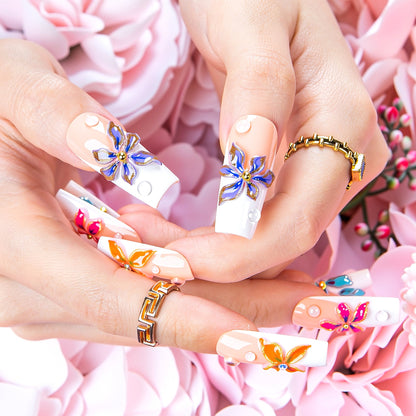 Flower Girl Energy  Handmade Nails H557