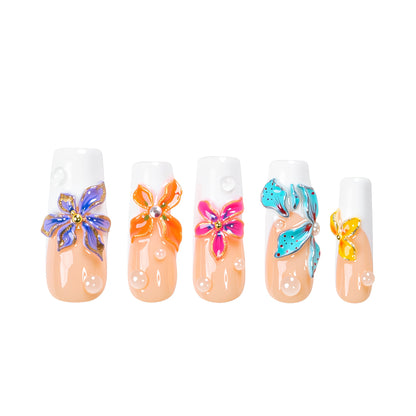 Flower Girl Energy  Handmade Nails H557