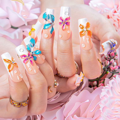 Flower Girl Energy  Handmade Nails H557