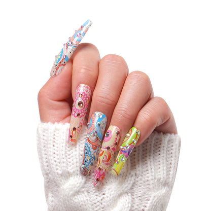 Boho Rhapsody Handmade Nails H57