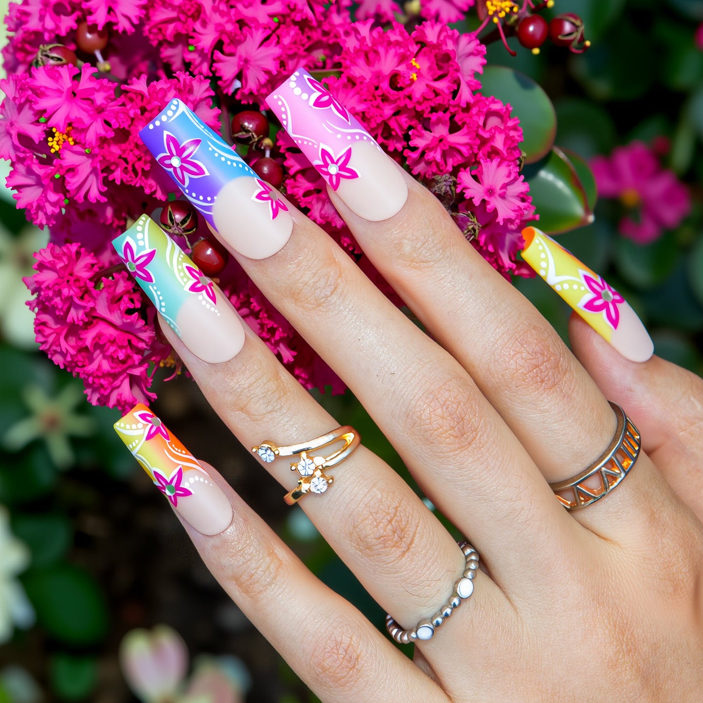 Color Me Chaotic Handmade Nails H571