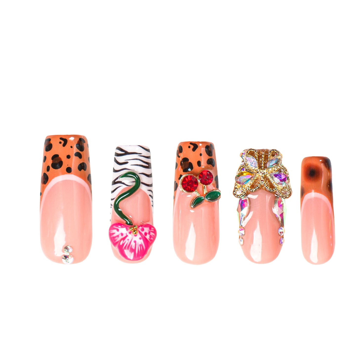 Forbidden Fruit Energy Handmade Nails H572