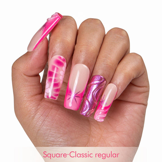Pinkalicious Handmade Nails H584