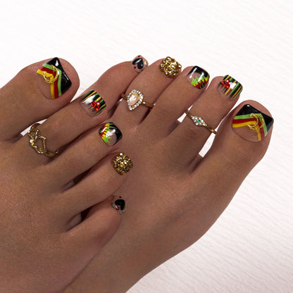 For The Culture T586 Toe Nails - 20Pcs Free Size