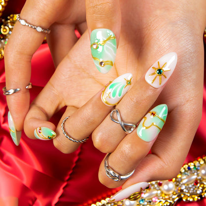 Celestial Libra Dream Handmade Nails H588