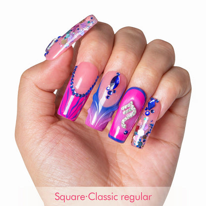 Scorpio Drama Club Handmade Nails H591