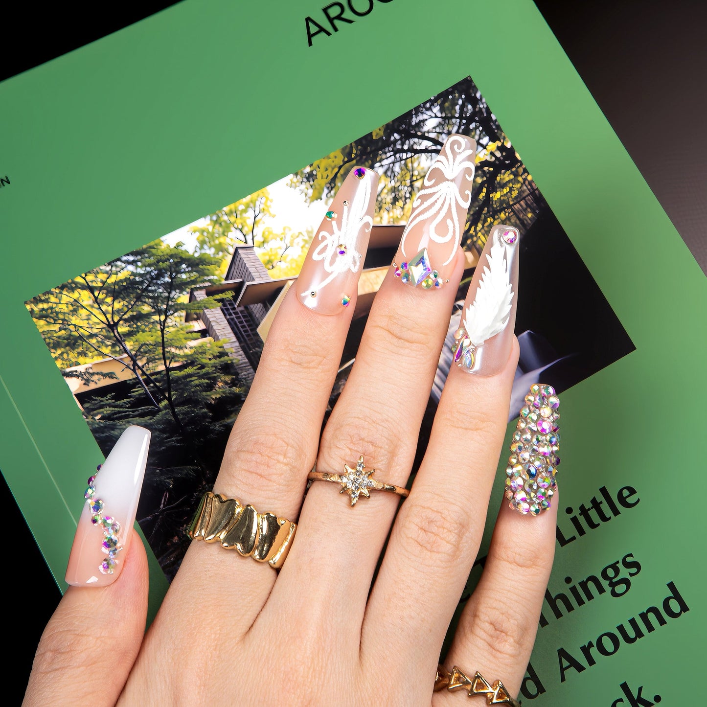 Like a Virgo Handmade Nails H596